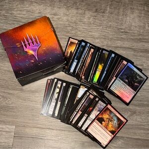 Magic the gathering Card Set with Black and Orange Box